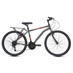 TUNGSTEN - Atom 21 Speed | 26 inch Mountain Bike | Integrated Carrier | Rigid Fork | Ideal for 12+ Years | Unisex