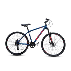 CRADIAC Spark 7 Speed | 18.5 INCH HI-TENSILE Steel Frame | 700C T Hybrid Bike | Front Suspension | Dual DISC