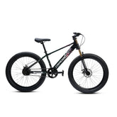 CRADIAC Terminator Single Speed | 15 INCH HI-TENSILE Steel Frame | 26T Mountain Bike | Front Suspension with Double crown | Dual DISC | Ideal for 12+ age Unisex