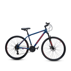 CRADIAC Spark 21 Speed | 18.5 INCH HI-TENSILE Steel Frame | 700C T Hybrid Bike | Front Suspension | Dual DISC