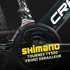 CRADIAC Terminator | 21 Gear Shimano Gear | Jak 7 Disk Brakes | 26T Mountain Bike | Double Crown Front Suspension | Dual DISC | Stunt Cycle |Dual Tone Paintjob | Stunt Cycle
