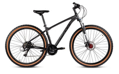 CRADIAC - WOLF 21 Gear MTB Cycle | 27.5" Inch Mountain Bicycle | Zoom Lockout Suspension | ALUMINIUM Alloy Frame | JAK Disc Brakes | Ideal for 14+ Years Men/Boys | Carbon black