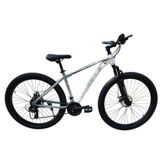 CRADIAC - DEFENDER 21 Speed High Performance Steel Mountain Cycles for Men with Front Suspension & Dual Disc Brake 21 Geared MTB Bike 26T | Ideal for 12+ Years, Unisex, Frame Size : 15.5 inch