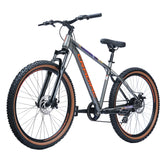 CRADIAC Dexter 7 Speed | 18.5 INCH HI-TENSILE Steel Frame | 27.5T Mountain Bike | Front Suspension | Dual DISC