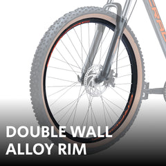 CRADIAC Dexter 7 Speed | 18.5 INCH HI-TENSILE Steel Frame | 27.5T Mountain Bike | Front Suspension | Dual DISC