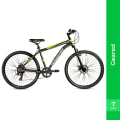 TUNGSTEN - Cross Trak 7 Speed | 26" inch Mountain Bike | Hi-Tensile Steel Frame | Dual Disc Brake | Front Suspension Fork | Unisex MTB