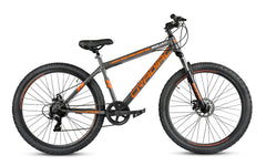 CRADIAC Squad 7 Speed High Performance Steel Mountain Cycles for Men with Front Suspension & Dual Disc Brake 7 Geared MTB Bike 29 T | Ideal for 15+ Years, Unisex, Frame Size : 18.5 inch