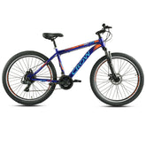 CROW - Wolf 21 Speed | 27.5" Inch Mountain Bike | Suspension Fork | Dual disc Brakes | Double Wall Alloy Rims | Unisex MTB | Ideal for Men/Women/Boys/Girls