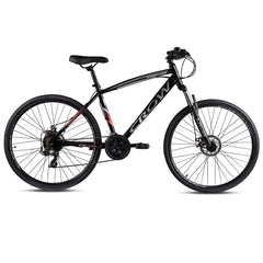 CROW - SPEEDLINER 21 Speed | 700 * 35C Hybrid | 21 Speed Gear Cycle | Dual Disc Brakes | Suspension Fork | HITENSILE Steel Frame | Ideal for Girls/Boys/Men