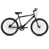 CROW Spencer Single Speed | 26" INCH City Bike | Black | HITENSILE Steel Frame