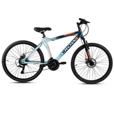 CROW - Spencer Hawk 21 Speed | Blue | 27.5 INCH Mountain Bike | Dual DISC Brake | Suspension Fork | HITENSILE Steel Frame | Unisex MTB