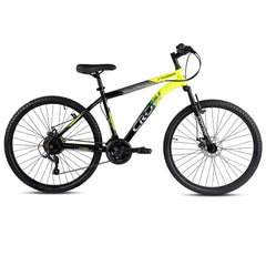 CROW - Stinger 21 Speed | 27.5" INCH Mountain Bike | HITENSILE Steel Frame | Dual DISC Brakes | Suspension Fork | Unisex | Ideal for 12+ Years
