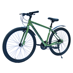 CRADIAC - SHADOWFAX 24 SPEED | 700X45 Hybrid cycle for mens adult | cycle for adults | cycles hybrid | 24 SPEED gear cycle for adults WITH RIGID FORK AND V BRAKE | IDEAL FOR 5.8FT + UNISEX