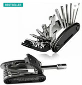 SHRI BICYCLES 13 in 1 Multifunctional Bicycle Repair Toolkit Complete Tool Set for Bike (Steel) Cycling Stand (Steel, Black)