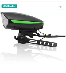 Rechargeable Bicycle front light Bike Horn & 250 Lumen Light