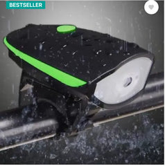 Rechargeable Bicycle front light Bike Horn & 250 Lumen Light