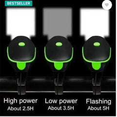 Rechargeable Bicycle front light Bike Horn & 250 Lumen Light