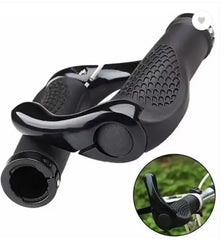 SHIVEXIM 1 Pair Multi-position Bicycle Bike Bar Ends Handlebar Grips (Aluminum Alloy) Bicycle Handle Grip (14 cm)