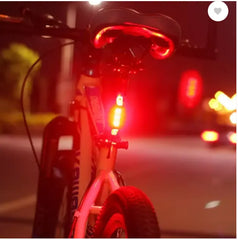 Bicycle Rear Light- 5-LED USB Rechargeable