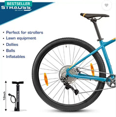 Bicycle Pump Double Action, Air  (Black)