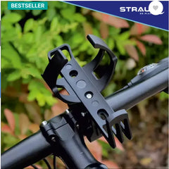 Strauss Cycle Bottle Holder | Water Bottle Holder for Cycle, (Black) Bicycle Bottle Holder