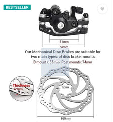 Hitman Bicycle Disk Brake & Rooter Bicycle Brake Disk