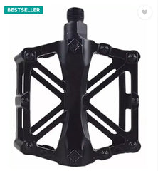 Aluminium Alloy MTB Cycle Road Bicycle Flat Pedal (Black)