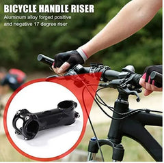 Bicycle Stem Wake Mountain Bike Stem Short Handlebar Stem Lightweight for Most Bicycle, (Aluminum Alloy Black)