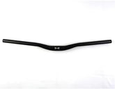 HABROK Bicycle MTB Long Handlebar 31.8mm, 660mm Fit for Mountainbike, Road Bike, BMX, Fixie Gear, Bicycle (Alloy steel - Black)