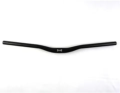 HABROK Bicycle MTB Long Handlebar 31.8mm, 660mm Fit for Mountainbike, Road Bike, BMX, Fixie Gear, Bicycle (Alloy steel - Black)