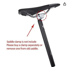 ZUKKA Bike Seatpost 27.2 x 350mm Aluminum Alloy Bicycle Seat Post