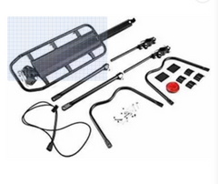 Bicycle Carrier Alloy Adjustable Rear Rack 110 Lbs Capacity Aluminium