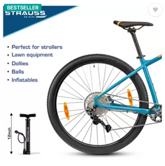 Cycle Air Pump -Double Action, Air Bicycle Pump (Black)