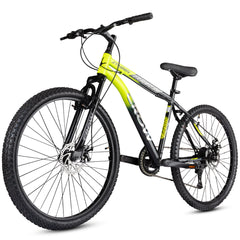 CROW - Stinger 7 Speed | 27.5" INCH Mountain Bike | HITENSILE Steel Frame | Dual DISC Brakes | Suspension Fork | Unisex | Ideal for 12+ Years