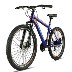 CROW - Wolf 21 Speed | 27.5" Inch Mountain Bike | Suspension Fork | Dual disc Brakes | Double Wall Alloy Rims | Unisex MTB | Ideal for Men/Women/Boys/Girls