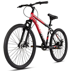 CROW - Stinger X7 Single Speed Red | 29" INCH Mountain Bike | Dual DISC Brake | HITENSILE Steel Frame | Unisex | Ideal for Boys/Men/Women with 5 to 5.8 FT