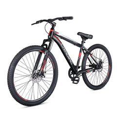 Cradiac Xplorer Single Speed High Performance Steel Mountain Cycles for Men with Front Suspension & Dual Disc Brake MTB Bike 29 T | Ideal for 15+ Years, Unisex, Frame Size : 18.5 inch