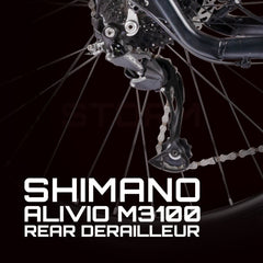 CRADIAC - Storm | 27 Speed Gear Mountain Bike | Zoom MASERA Lockout Suspension | 27.5" Inch MTB Cycle| Hydraulic Disc Brake | 6061 Alloy Frame | for 15+ Years Men/Boys/Girls/Women