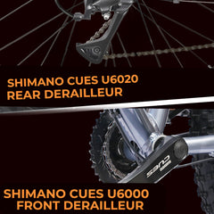 CRADIAC - XC 3000 LITE | 2x11 Speed Gear Cycle | 27.5" Inch Mountain Bike | Hydraulic Disc Brakes | Zoom Lockout Suspension | High Performance Alloy Frame | for 14+ Boys/Girls/Men