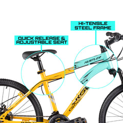 Crow HUSTLER 21 SPEED | DUAL DISC | FRONT SUSPENSION | FULLY FITTED 26 T (inch) Mountain Cycle