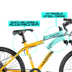 Crow HUSTLER 7 SPEED | DUAL DISC | FRONT SUSPENSION | FULLY FITTED 26 T (inch) Mountain Cycle