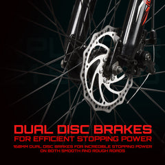 Cradiac Xplorer Single Speed High Performance Steel Mountain Cycles for Men with Front Suspension & Dual Disc Brake MTB Bike 29 T | Ideal for 15+ Years, Unisex, Frame Size : 18.5 inch