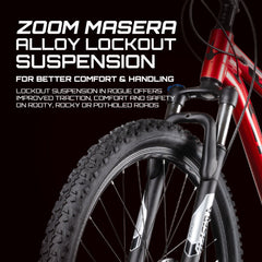 CROW - Rogue | 21 Speed Alloy Bike | 27.5 MTB | 21 Speed Mountain Bike | Suspension Fork | Dual DISC Brake | Ideal for Boys/Girls/Men/Women