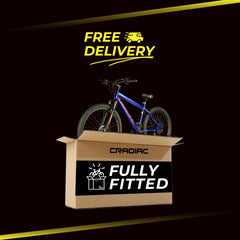 CRADIAC Stinger X7-21 Speed Cycle for Men with Dual Disc Brakes & Front Suspension Fork, 29 T 21 Speed Bicycle for Adults with Hitensile Steel Frame, Ideal for 12+ Years Unisex, 18.5 Inch Frame