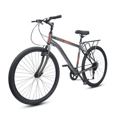 TUNGSTEN - Atom 7 Speed | 26 inch Mountain Bike | Integrated Carrier | Rigid Fork | Ideal for 12+ Years | Unisex