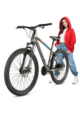 CRADIAC - XC 900 GEN 3 | MTB 24 Gear Cycle | 29 INCH Alloy Cycle for Men | 24 Speed Mountain Bike with 6061 Aluminium Frame, Disc Brakes & Zoom Lockout Suspension Fork | 14+ Years & 5.8FT +, Unisex