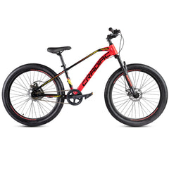 Cradiac XC 90 Single Speed High Performance Steel Mountain Cycles for Men with Front Suspension & Dual Disc Brake MTB Bike 27.5 T | Ideal for 14+ Years, Unisex, Frame Size : 18.5 inch