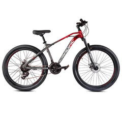 CRADIAC TOP Gun 21 Speed High Performance Steel Mountain Cycles for Men with Front Suspension & Dual Disc Brake| 26" T 7 Geared MTB Bike | Ideal for 14+ Years, Unisex, Frame Size : 17 Inch (Copy)