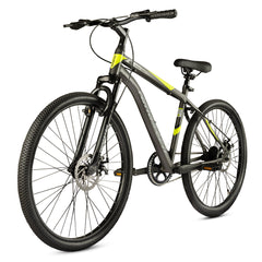 TUNGSTEN - Cross Trak Single Speed | 26" INCH Mountain Bike | HITENSILE Steel Frame | Dual DISC Brake | Front Suspension Fork | Unisex MTB