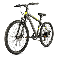 TUNGSTEN - Cross Trak 7 Speed | 26" inch Mountain Bike | Hi-Tensile Steel Frame | Dual Disc Brake | Front Suspension Fork | Unisex MTB